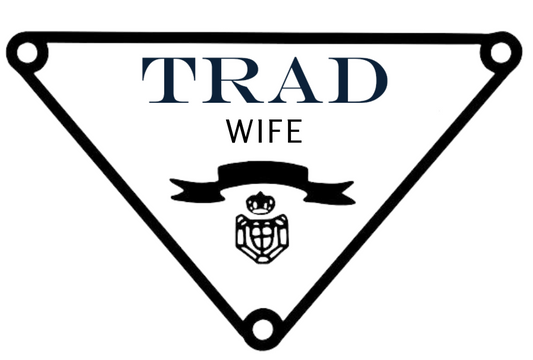 Trad Wife Sticker.