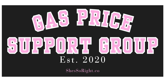 Gas Price Support Group Sticker