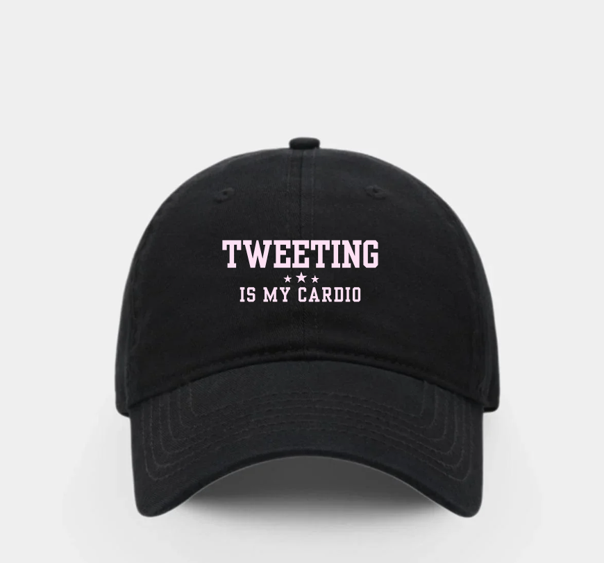 Tweeting Is My Cardio Hat
