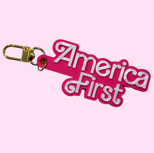 America First Keychain