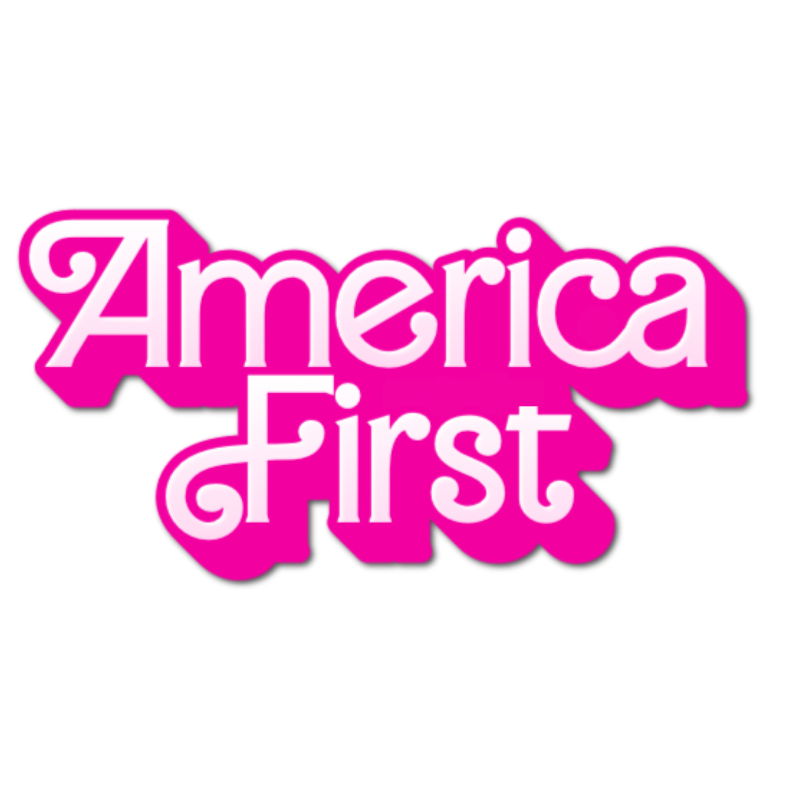 America First Sticker β She's So Right