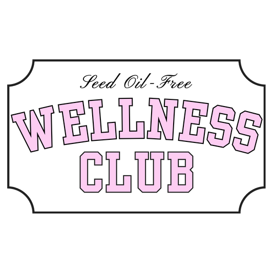 Seed Oil-Free Wellness Club Sticker