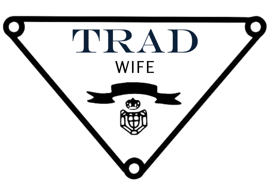 Trad Wife Sticker.