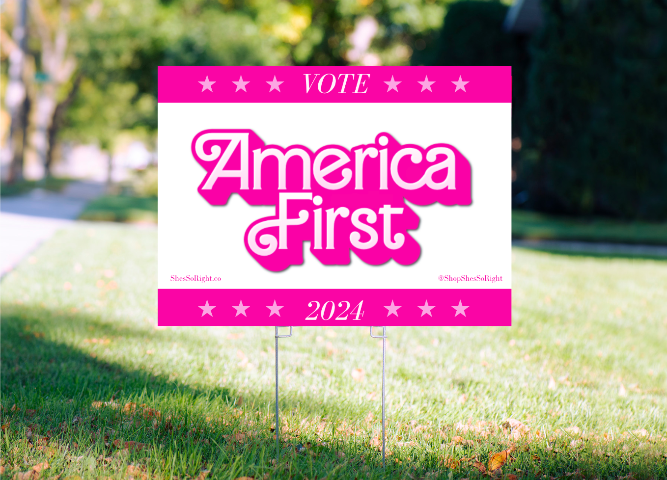 America First Yard Sign