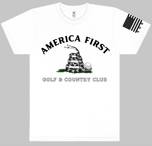 America First Golf & Country Club Tee